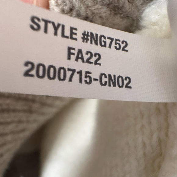 NWT Madewell Wool Blend Fair Isle Markham Pullover Sweater Antique Cream Large - Picture 13 of 15